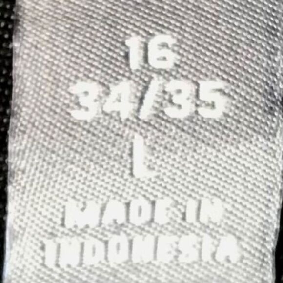 Michael Kors Slim Fit Pin Dot Long Sleeve Button Down in Grey Men’s L-16-34/35 - Picture 6 of 7